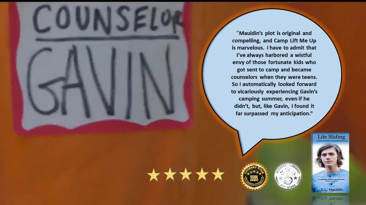 LifeSliding's tweet image. "Camp Lift Me Up is marvelous. I automatically looked forward to vicariously experiencing Gavin's camping summer, even if he didn't, but, like Gavin, I found it far surpassed my anticipation. "  amazon.com/Life-Sliding-S… … #Books #LifeSliding #bibliophile   LifeSliding.com