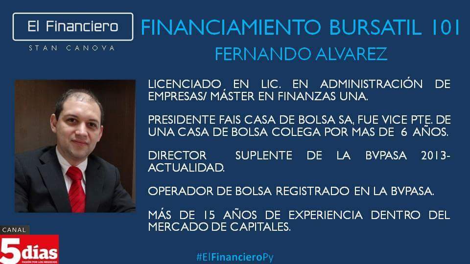 FaisCBSA's tweet photo. Hoy nuestro Presidente visita #ElFinancieroPy @STANCDV para hablar sobre como una Empresa puede financiarse via Bolsa. 
21Hs Canal @5diasPY https://t.co/GBkSYainzk