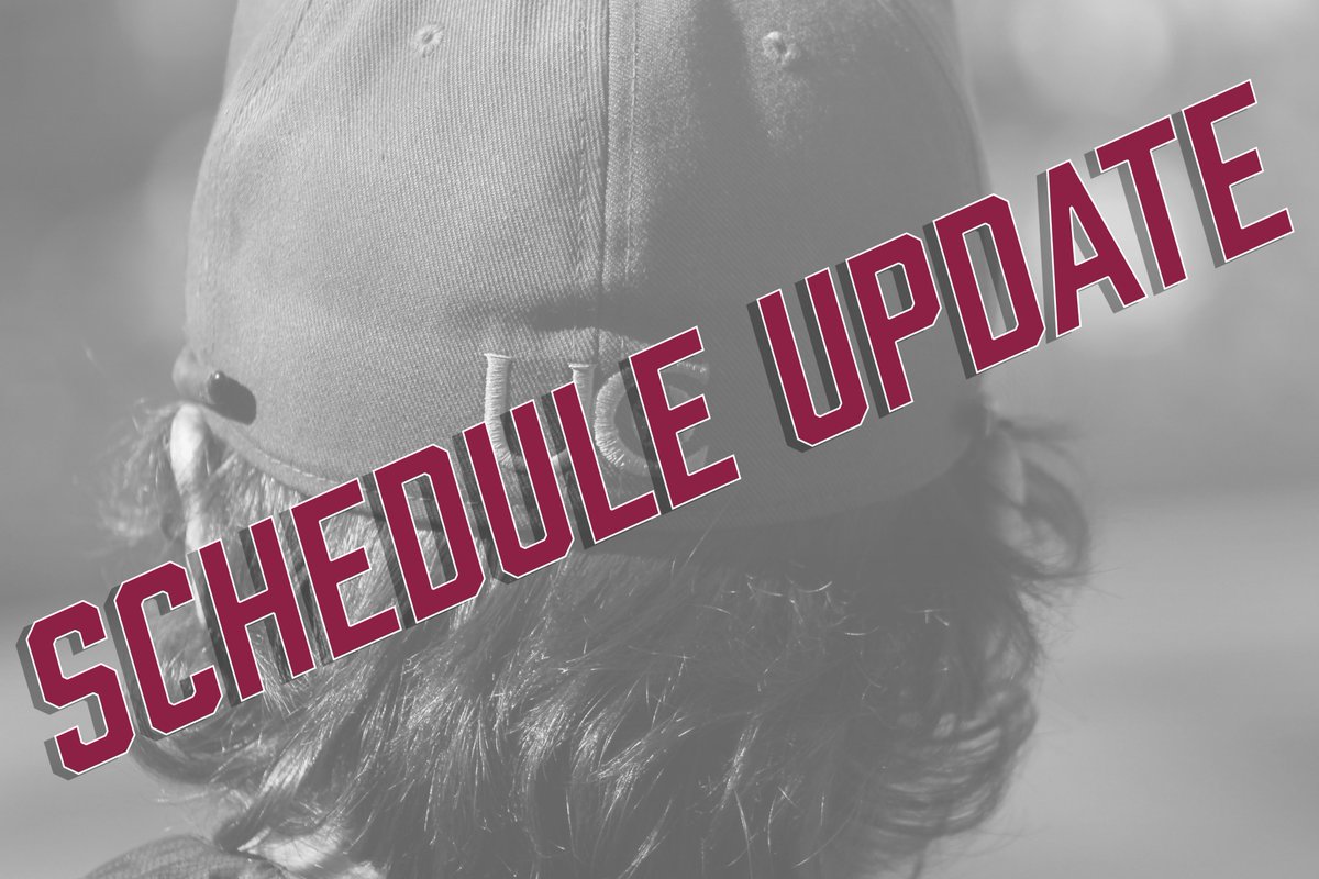 ucwv_athletics's tweet photo. 🚨SCHEDULE UPDATE🚨
⚾️ @UCWV_Baseball vs. @WVWCBaseball 
Weekend series moved up to Thursday/Friday with the Bobcats. 
📅 April 5 &amp; 6
⌚️ 1:00 PM start both days
 #FlyUC https://t.co/rEcHY8pDzM