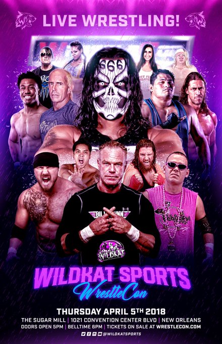 If you're in New Orleans, grab a ticket to the hottest show in town! @WildKatSports Thur, 4/05. My buddies