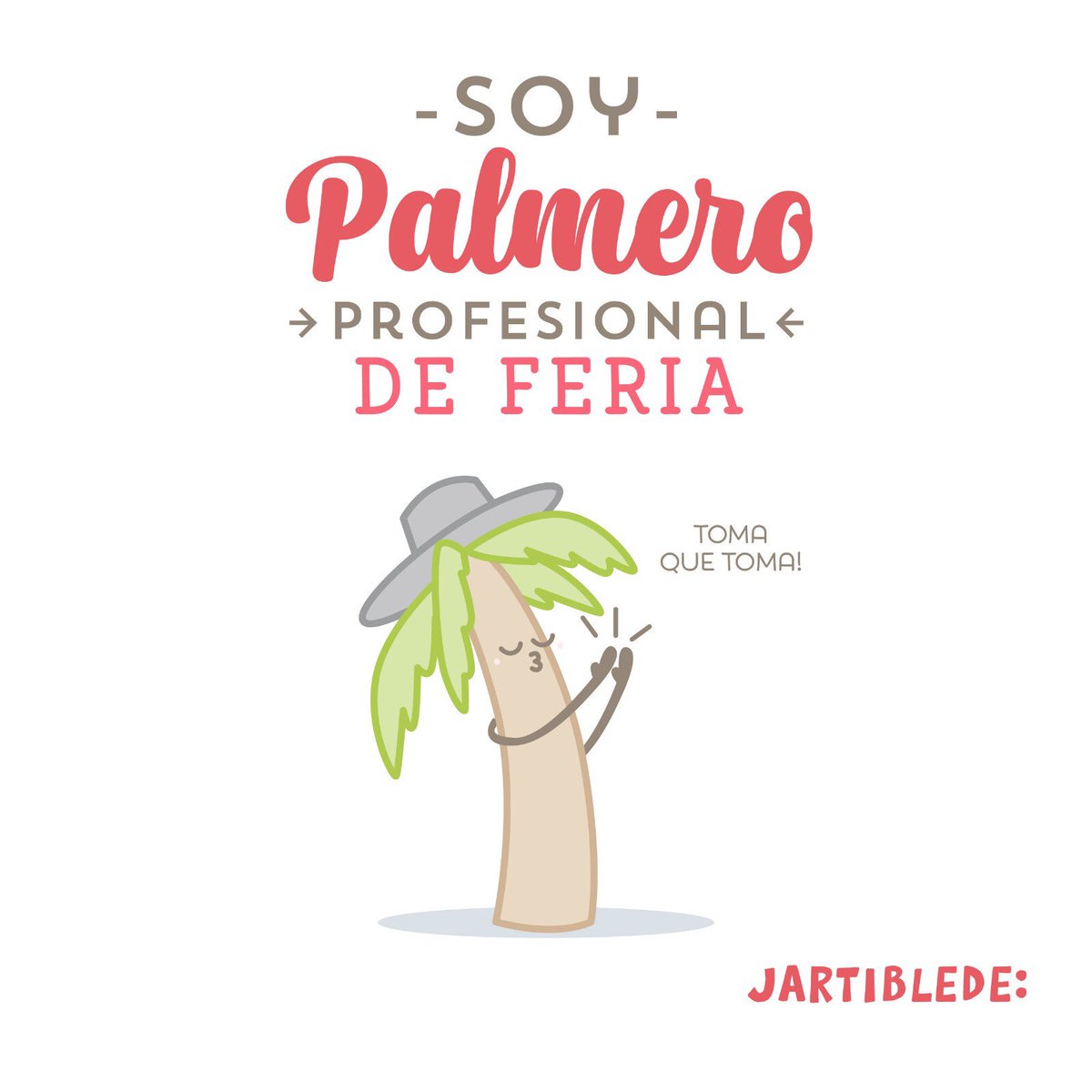 JartibleD's tweet photo. ¿Preparados para La Feria? Nosotros estamos preparándonos para ser buenos palmeros 😜👏🏻👏🏻

➡️ No seas malaje y visita nuestra web https://t.co/l80uOicoAF https://t.co/sv74x5o3Ui