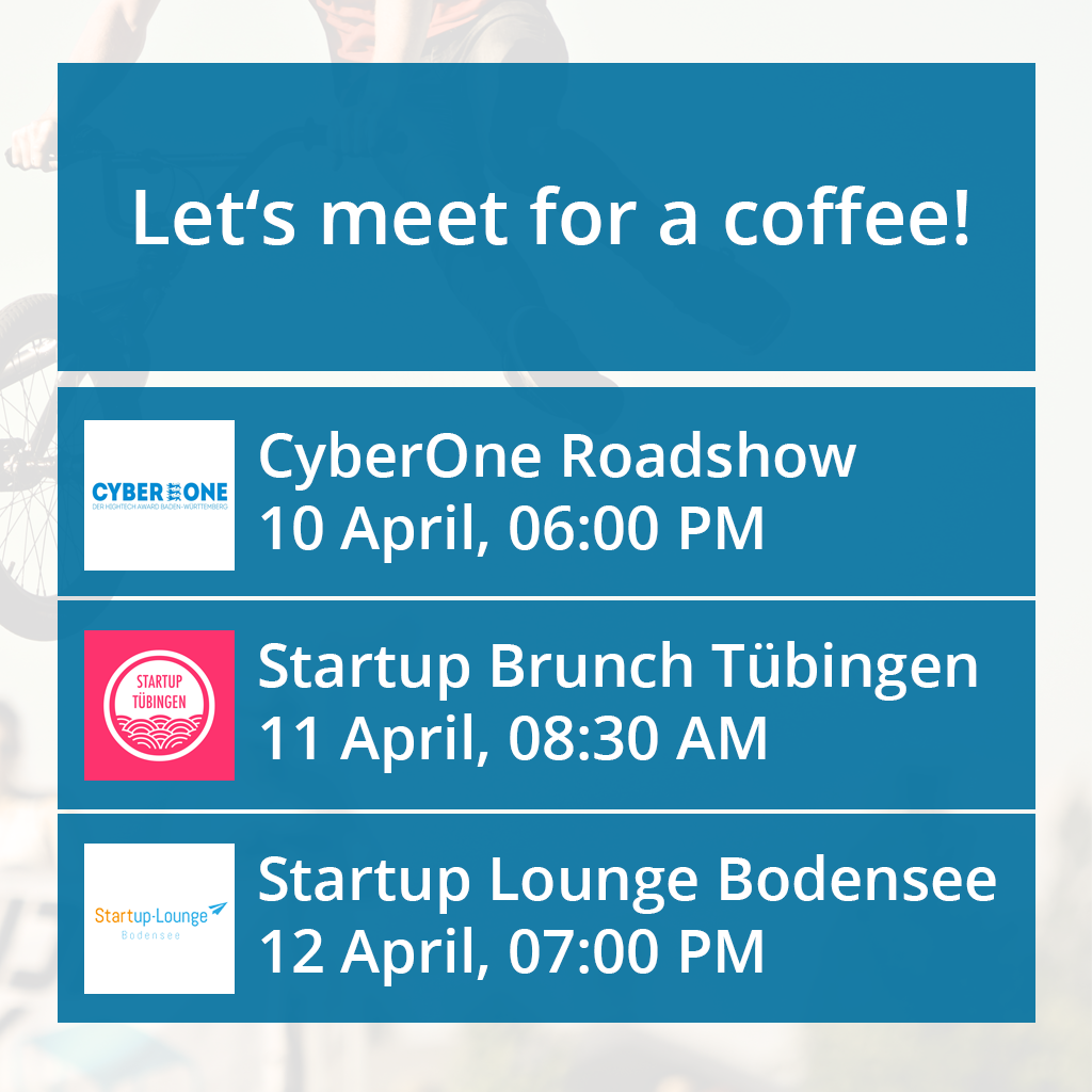 jocapps_social's tweet photo. Our CEO @JohnCaffier is on tour! 😍👏 Okay, just kidding...but let‘s meet for a coffee 😏🚀💻 Meet us at @bwcon_info, @startup_tue and @SULBodensee events! #community #entrepeneurship #digital #bwcon #cyberone #startuptübingen #startuplounge #constance #tübingen #germany https://t.co/uJvpLFxOXi