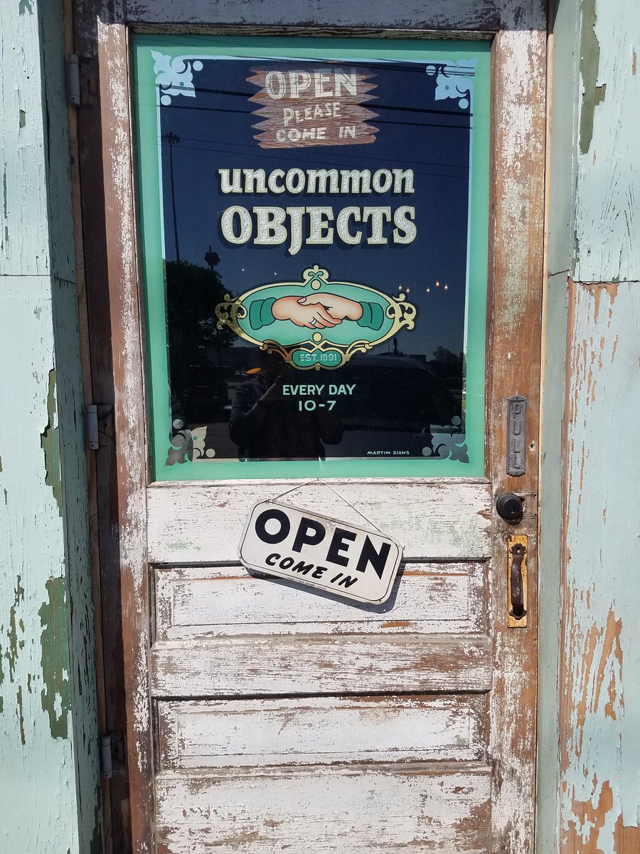 MeganByerly77's tweet photo. Had to stop by #uncommonobjects on the way home from San Antonio. Thanks @grav3yardgirl https://t.co/lSt7J3Ed01