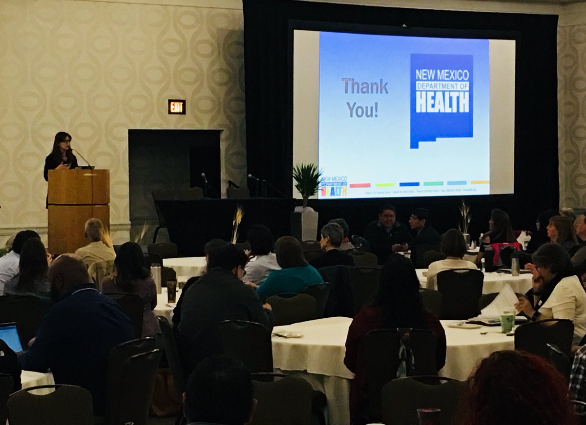 NMDOH's tweet photo. . @NMDOH Secretary Lynn Gallagher gave the keynote this morning at the NM Public Health Association Annual Conference.
We are grateful to partner w/ NMPHA members & public health advocates across the state to promote the health & well-being of all New Mexicans! #NMPHA101 https://t.co/4F1i01lsJB