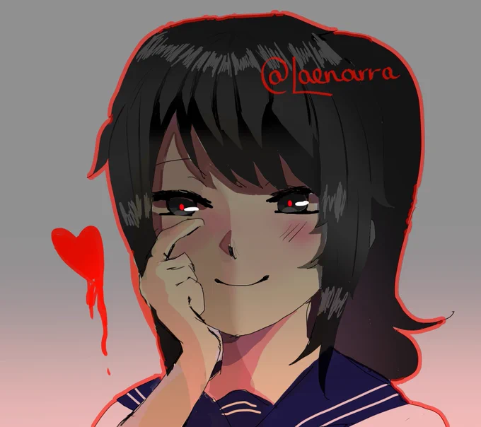 small ayano doodle i guess #yanderesimulator 