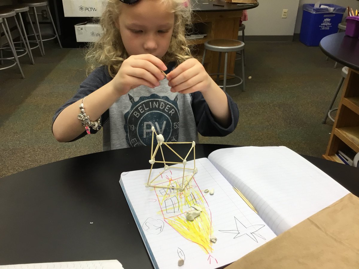 twcline1's tweet photo. Building models of The Three Little Pig houses! #bepresent @theSMSD https://t.co/ZoPOwgT7J2