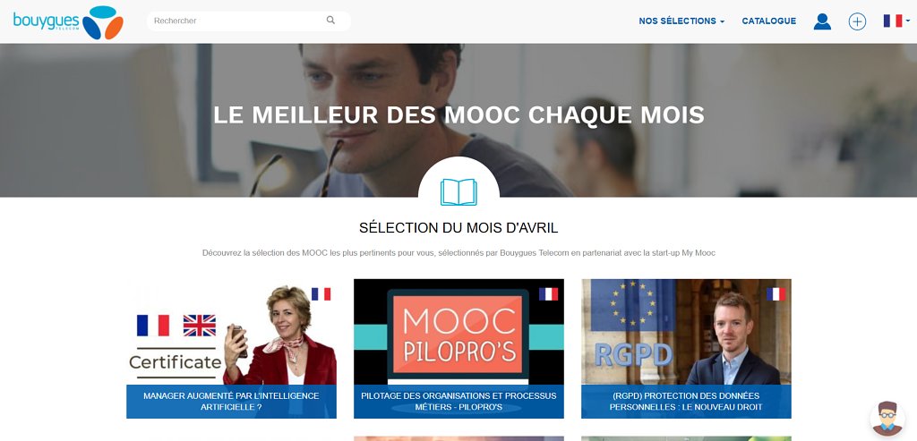 Pilopros's tweet photo. La formation #MOOC @Pilopros plébiscité par @My_Mooc et @bouyguestelecom. RDV le 11 avril sur @FunMooc :) cc @PAPN_Lyon3 @IAE_Lyon https://t.co/xxURn5SZ7o
