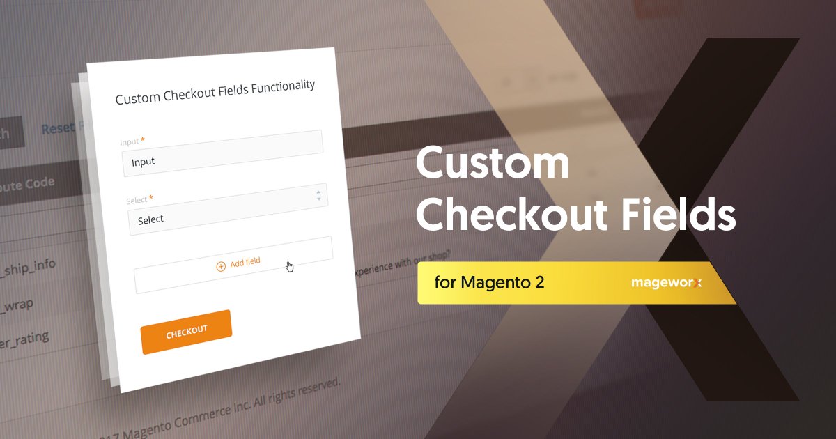 mageworxteam's tweet image. Do you want to get specific customers info to better understand/segment your audience and optimize the order processing? With #CustomCheckout Fields you can easily customize #Magento2 checkout with a wide range of extra #customfields: mageworx.com/custom-checkou…
 #MagentoEXtensions