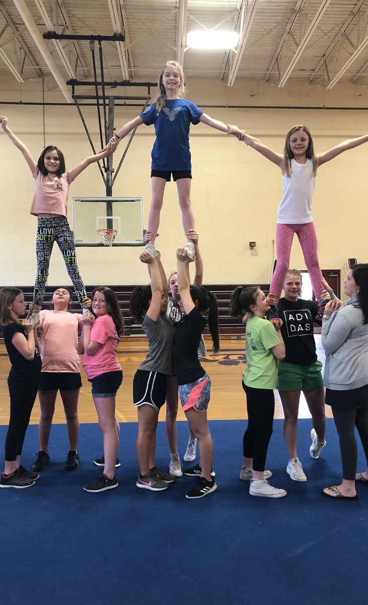 NWMS_Cheer_'s tweet photo. Practice number 2.... good work! https://t.co/hopmmTX5uf
