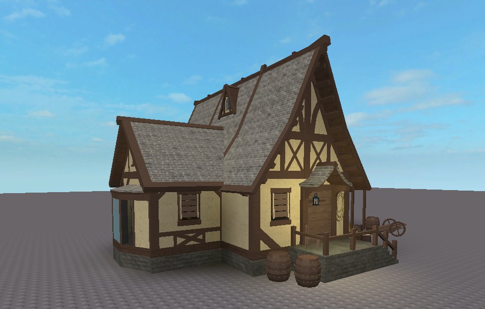 krmioh's tweet image. Finished the exterior #robloxdev