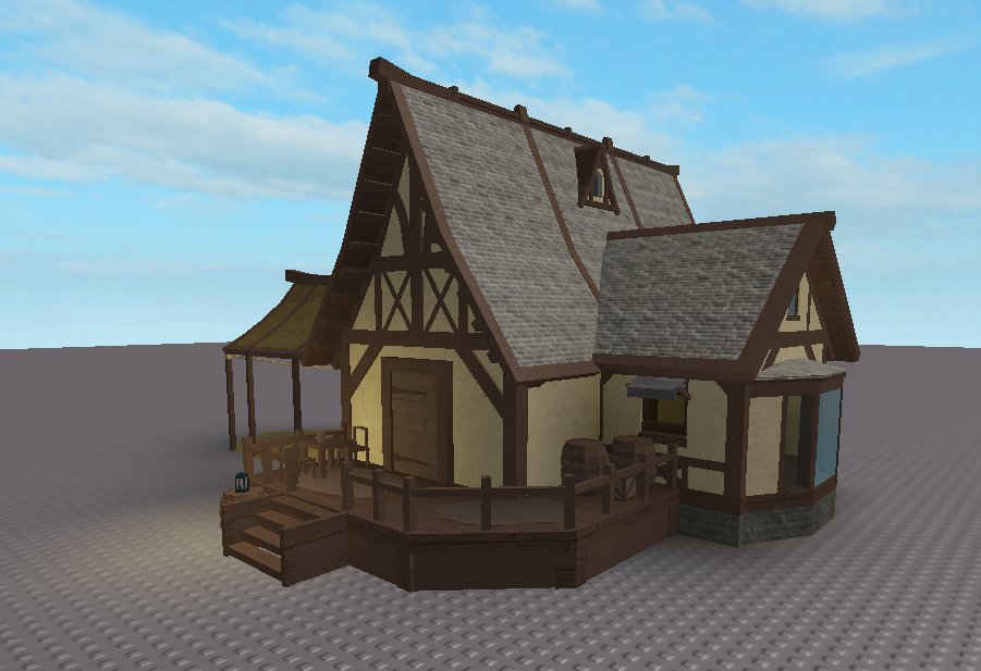 krmioh's tweet image. Finished the exterior #robloxdev