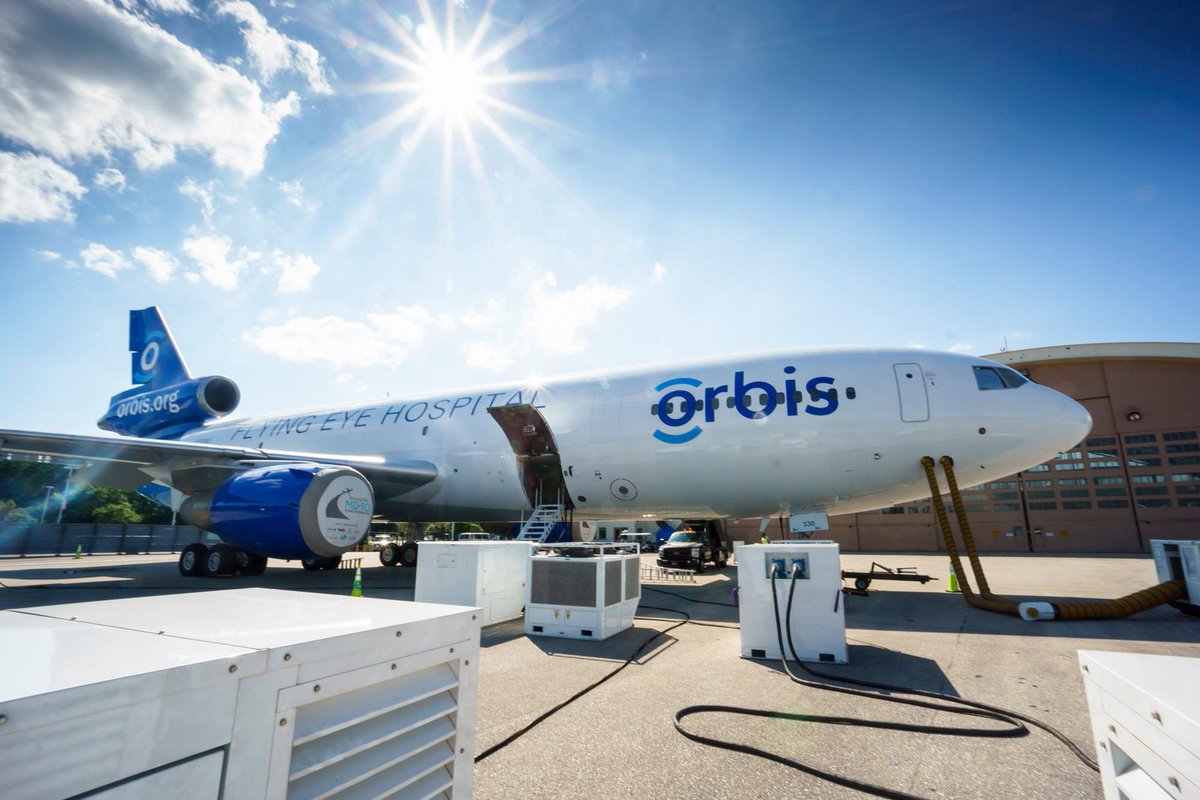 OrbisCA's tweet photo. Read all about how our new Mobile Simulation Center is going to transform training with the latest in technology and surgical knowledge - starting with our very first #FlyingEyeHospital trip of 2018 in Trujillo, Peru. https://t.co/97HFirm0AT @UTCAeroSystems #ASharedVision https://t.co/OYlpEKfhWY