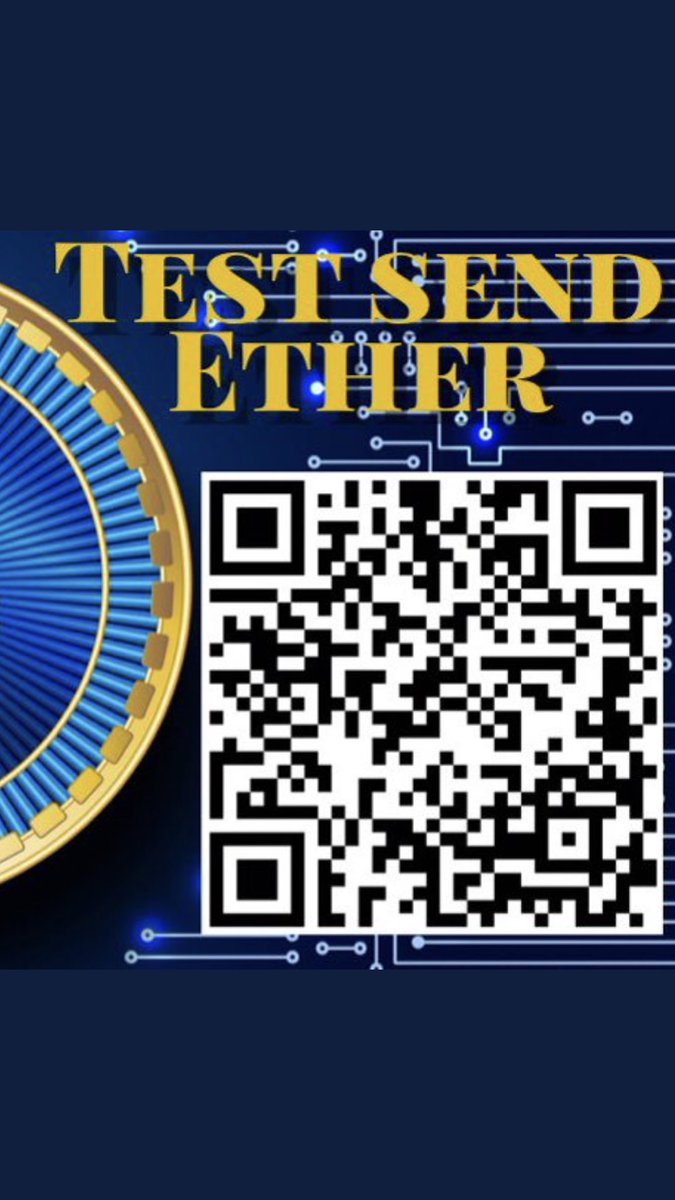 testsendcrypto's tweet image. Officially test send your #Crypto #ethereum