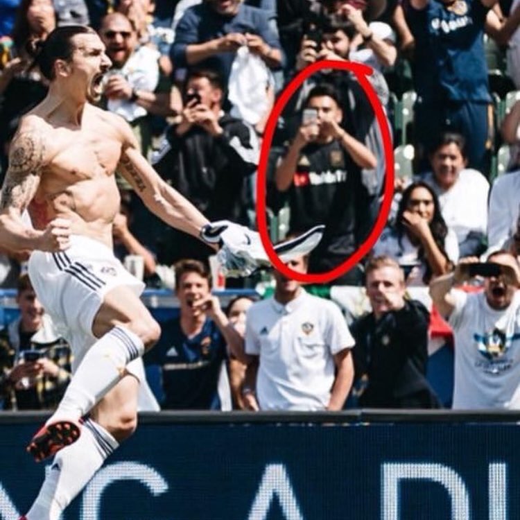 MLSOnly's tweet image. The moment he stopped being an LAFC fan #MLSOnly