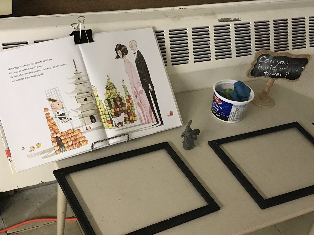 yorkwoodsps's tweet image. Learning provocation connected to beloved read aloud in K.  #betterthanaworksheet @lstrangway @LC2_TDSB