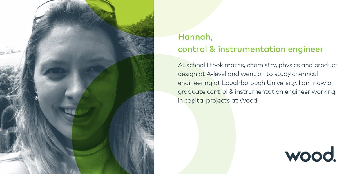 Woodplc's tweet photo. #YearofEngineering: This week we are highlighting some of our fantastic employees and their first steps into a career in engineering. Hannah shares her #RouteintoEngineering. Looking to find out more? Visit https://t.co/UgPgF5QWKE https://t.co/OHjw17F0E5