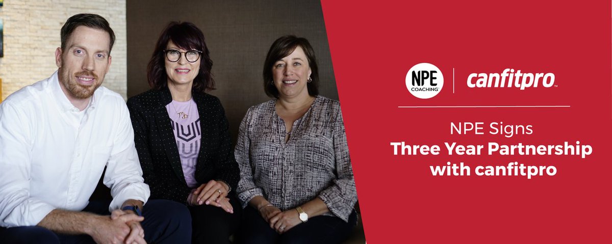 [NEWS UPDATE]: NPE announces a 3-year partnership with <a href="/canfitpro/">canfitpro</a> &gt;&gt;&gt; bit.ly/2Egg7Sc