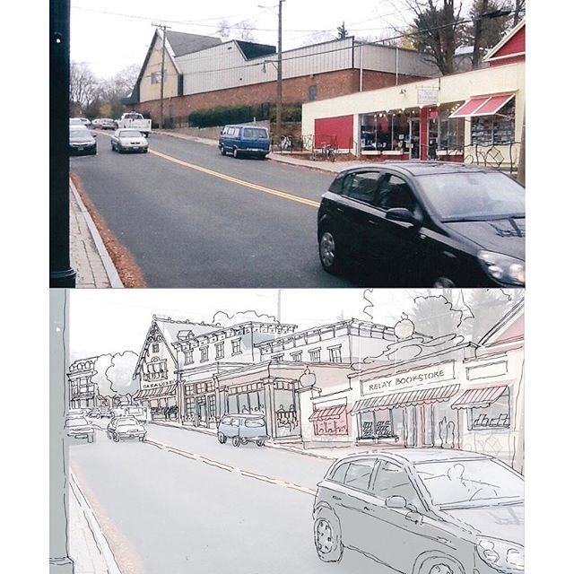 ROAarchitects's tweet photo. ROA Before And After Street Improvement Of Existing Buildings. #charmingstreet #thrivingcommunity #retailrevival #mainstreetmarkets #walkability #visionzero #pedestrianoriented #shoppingdowntown # https://t.co/H2R41uPgqL https://t.co/RMN7hyLsQb