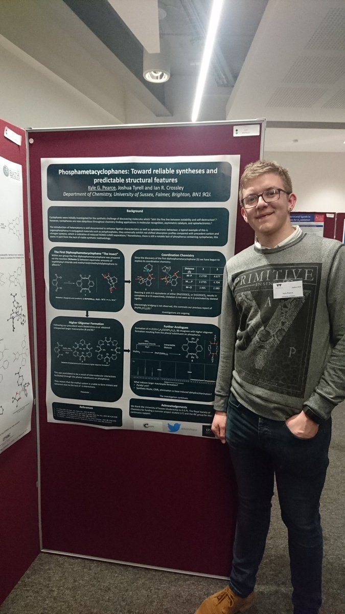 KyleGPearce's tweet photo. Poster presentation yesterday #Dalton2018 #RealTimeChem #IRCgroup #ilooksoyoung https://t.co/PYabSm5w7N