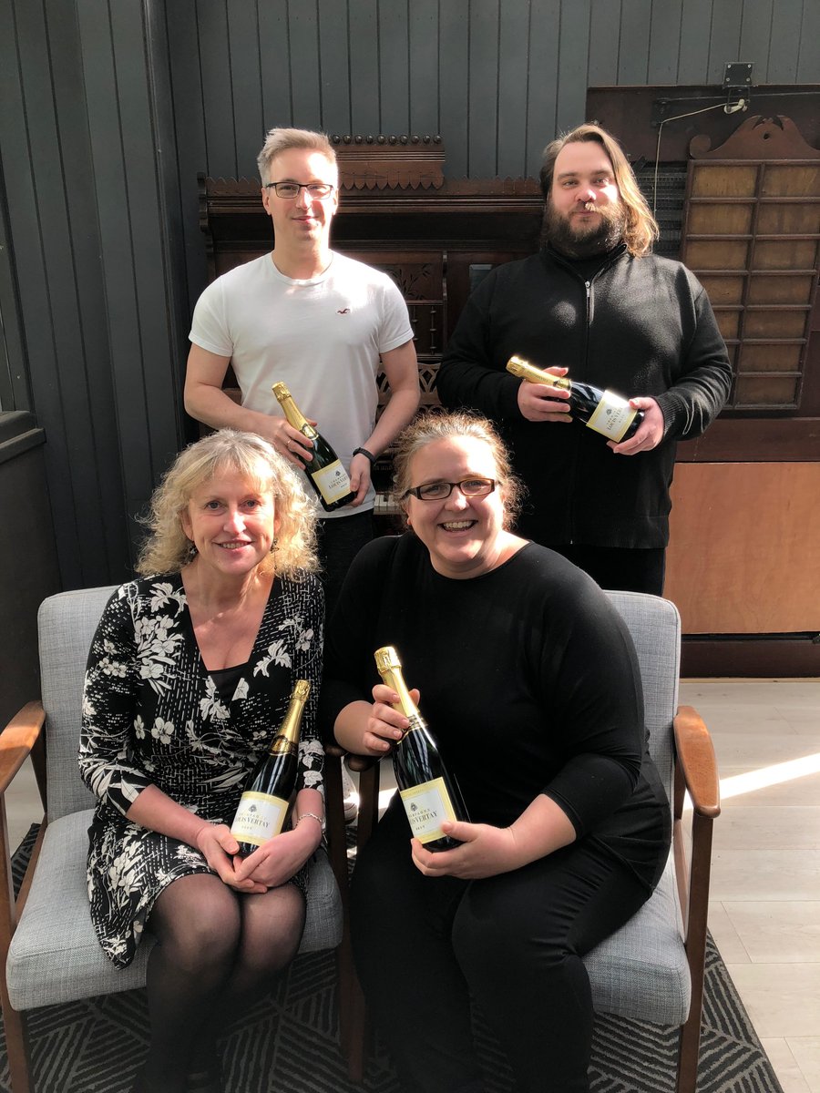 Prodo's tweet photo. Last week we celebrated four employee anniversaries! Did you know after 5 years at Prodo you get Champagne, time off and a European holiday! #ProdoLife https://t.co/eDrhXUEj7s