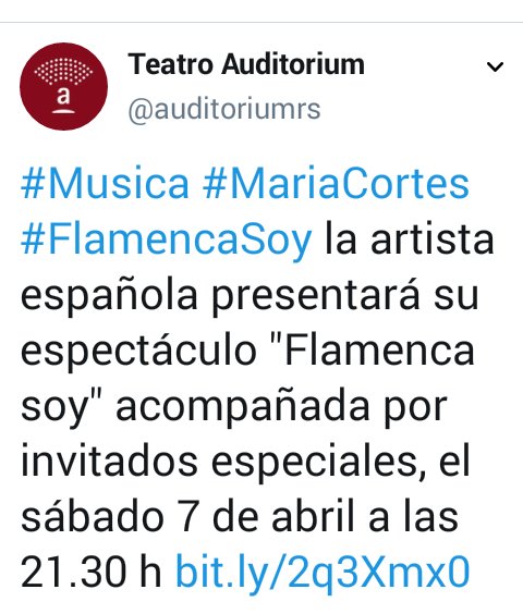 majolaguarda's tweet photo. Gran show internacional de Flamenco. Sala Piazzolla. No se lo pierdan... #flamenco #españaenmdp #MariaCortes https://t.co/I62zWc7Jks