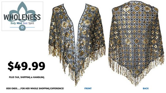 wholenesses's tweet photo. Women Triangle Ruffle Sequins Evening Scarf/Shawl:

ONE SIZE FITS ALL:
Color: black/gold

Hand wash, Dry clean
https://t.co/7SrWSovTX0
* or INBOX your order &amp; receive invoice!
#Wholeness #statement #designershawls https://t.co/pYyxWcVg2p