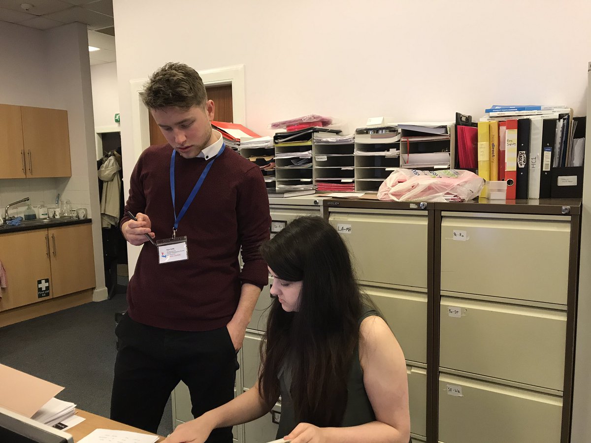 EACarers's tweet photo. Ryan and Zoe are busy planning personal development meetings with our Young Carers as part of our brand new "Young Carers Journey". We are so excited about this new PDP plan as it has been jointly designed by Young Carers. https://t.co/m2WjFTZxyE