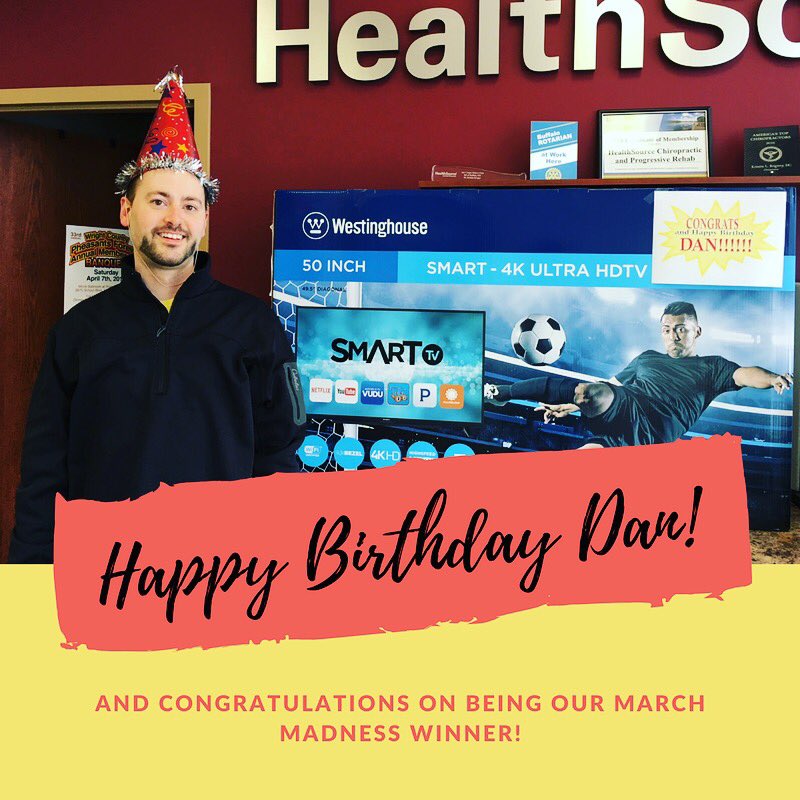 HSofBuffalo's tweet photo. #MarchMadness2018 #birthdayboy #winnerwinnerchickendinner #healthsourceofbuffalo #chiropractor https://t.co/Ye9n59j0D4