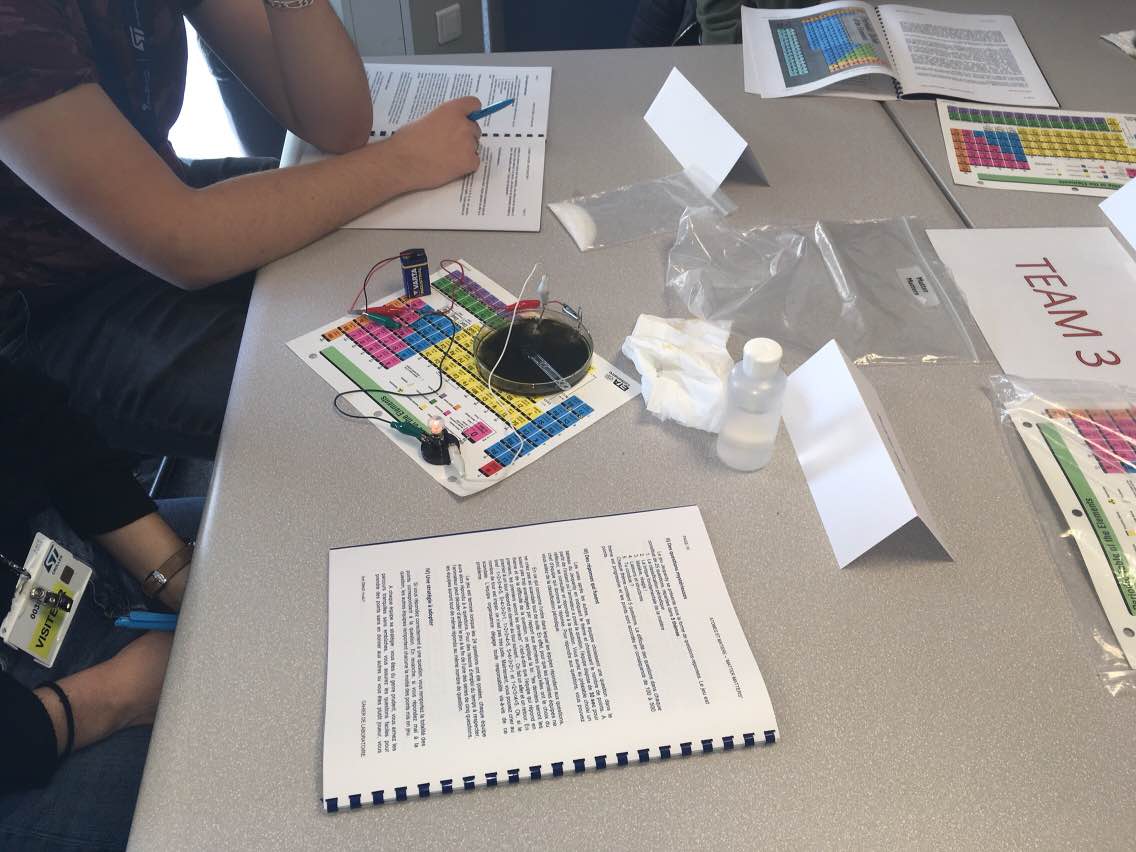 Soitec_Official's tweet image. Lancement de la 2ème session 2018 d'#Inn0tech aujourd'hui ! Pendant 3 jours, nous faisons découvrir à des lycéens les métiers de la microélectronique, à travers des expériences, jeux et visites, en partenariat avec @ST_France_News et @GrenobleINP .