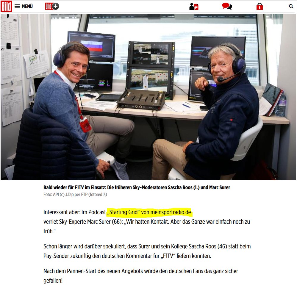 meinsportpod's tweet photo. @KS_0811 Wer nicht lesen will. #StartingGridMSR bei #BILD https://t.co/GiTpG3bF10