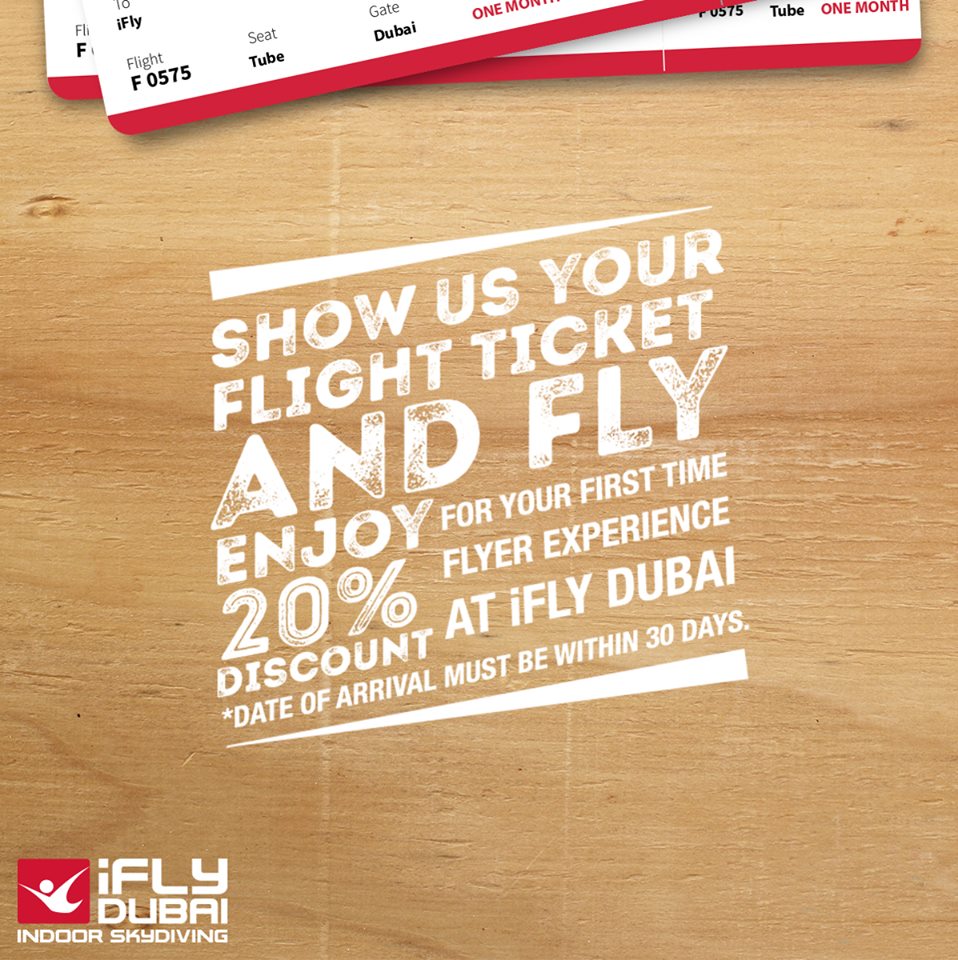 iflydxb's tweet photo. لا تمل من الطيران؟ احصل على تذكرة طيران واستمتع بخصم 20% مع أول تجربة لك! 

*يجب أن يكون موعد وصولك خلال 30 يوماً https://t.co/IW7WJntnHw