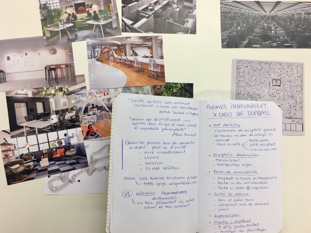 coboilab's tweet photo. Avui estem acompanyant als estudiants al Design Market a @ElisavaBCN. Tots junts estem pensant i codissenay el nou laboratori de innovació social a Sant Boi @AjSantBoi #coboilab https://t.co/aUKr97glLk