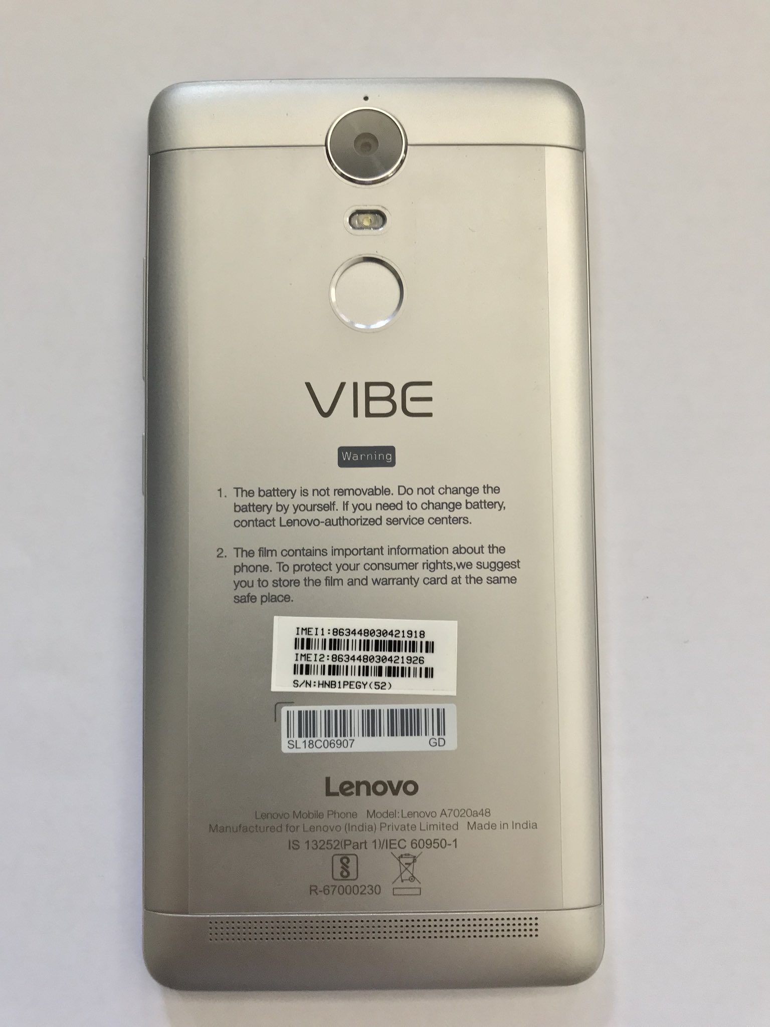 Lenovo vibe k5 shop note 4gb ram