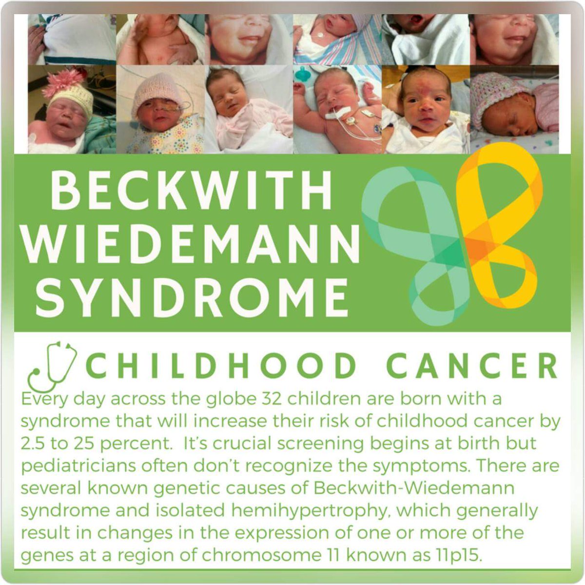 HowBigBWS's tweet photo. #childhoodcancer risks shouldn't be missed #bwsawareness #howbigbws https://t.co/79GR7nHJP2