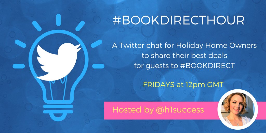 holidayletpod's tweet photo. Are you a Holiday Home Owner? Join #BookDirectHour every Friday 12-13pm GMT &amp; share your best #HolidayLet offers so guests know they can #BookDirect for the #BestDeals #VacationRental https://t.co/enLqLMXQEJ