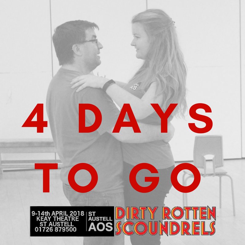Only 4 days left and it's our first run through with our fabulous tech team! Tickets: goo.gl/H35bjz