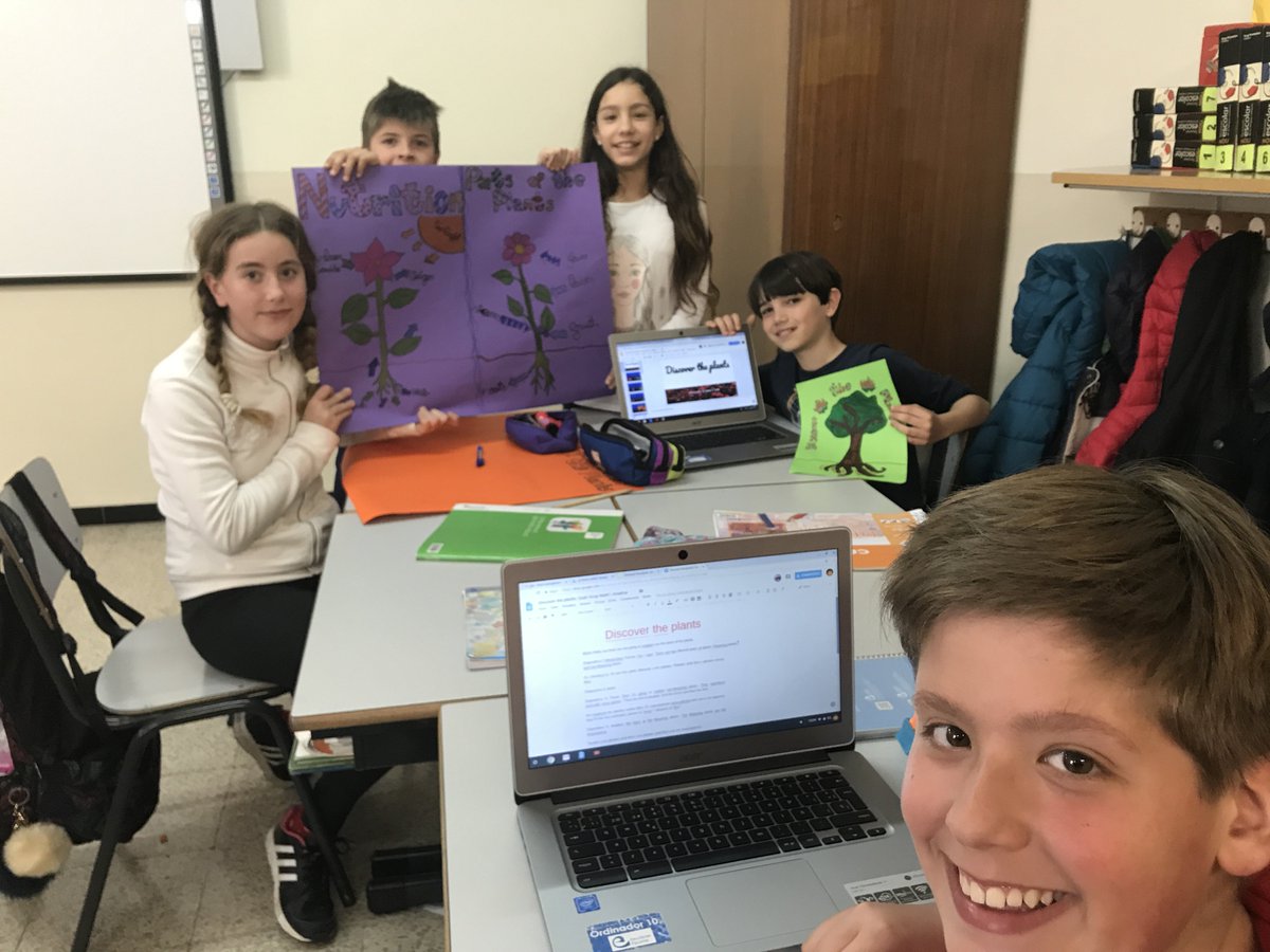 portafolis6's tweet photo. Preparing the presentations and oral expressions of the #englishproject: Discover the plants. We're working very well with great determination! #enMoviment #primESC #sisè #science #TIC #interdisciplinaryproject #letsgo #learningalot @Apaesc_figueres @EscolapiesFIG https://t.co/ntPMgtvEX4