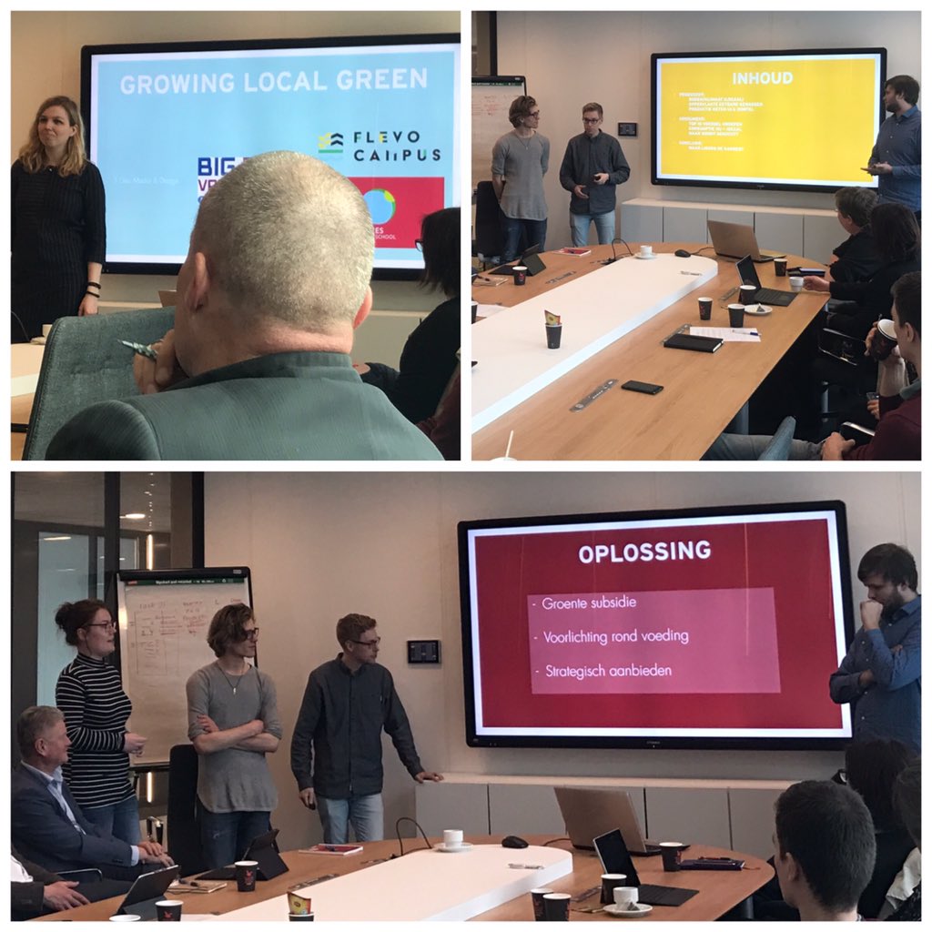 jmeindersma's tweet photo. Studenten @AereshboAlmere crunchten beschikbare data om een analyse te maken van voedsel in en om Almere. #foodcube #datascience @ggcAlmere https://t.co/IuP5qSoRl8