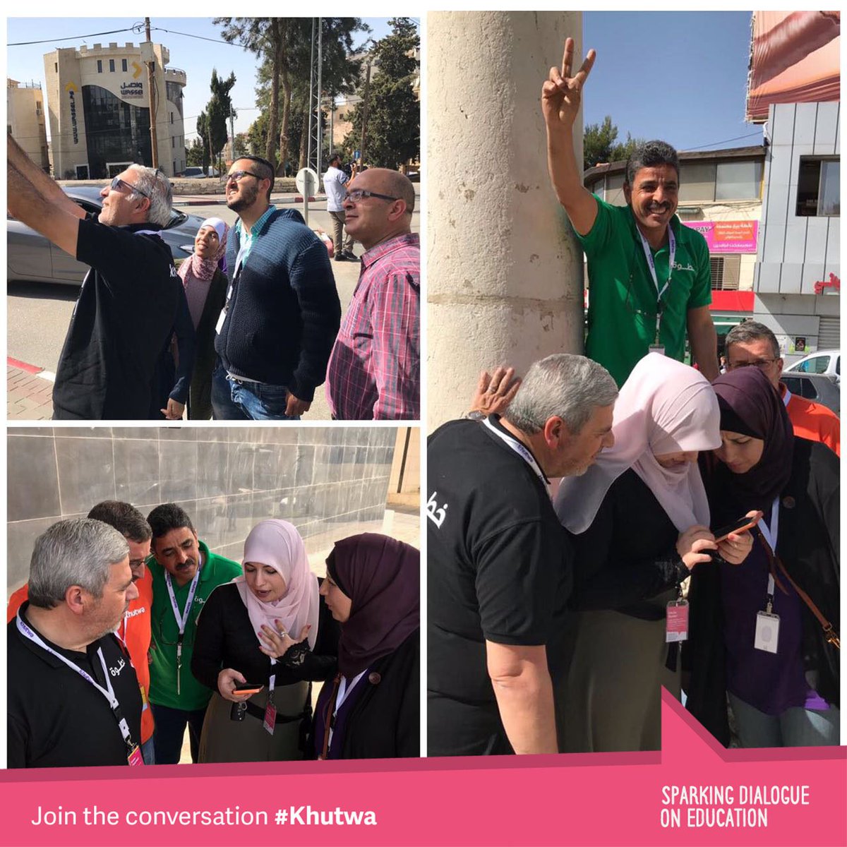 qaddumi_org's tweet photo. Seppo sent our participants on an adventure in the surrounding area. Participants were divided into 6 groups, each with a predetermined location to follow and a task to achieve upon arrival (in this case it was to take a group photo).
#khutwa https://t.co/4jGwcBWXdj