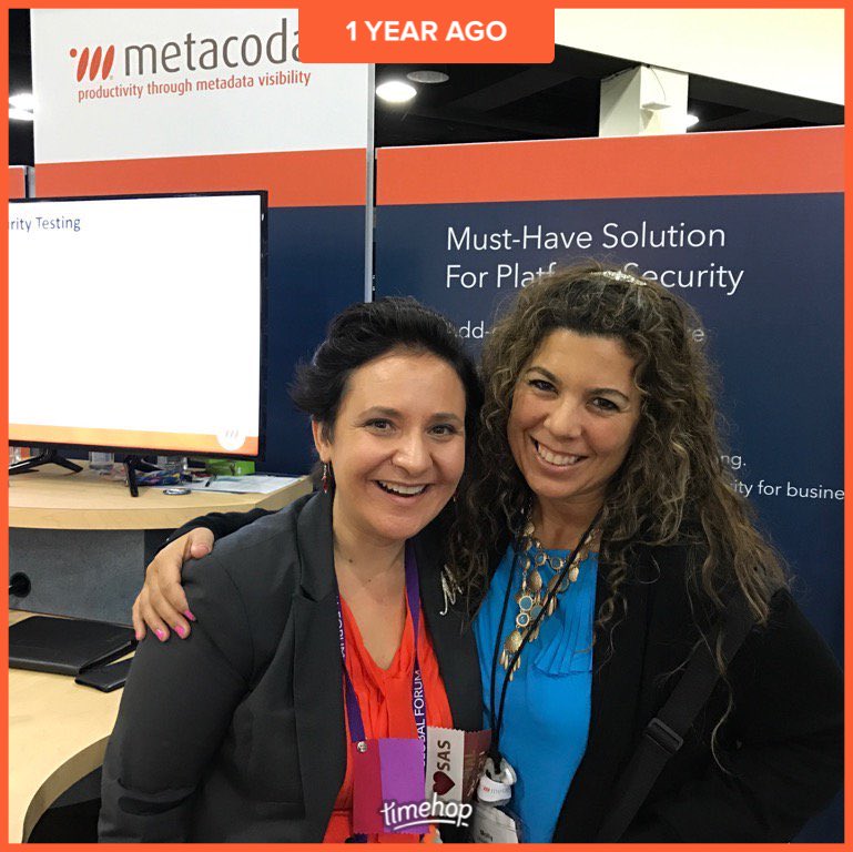 StaffingSAS_etc's tweet photo. A year ago today I stopped by to get my Metacoda koala and say “hi” to one of my favorite #SASGF sponsors. #countdowntodenver https://t.co/GwxyJrZHFS