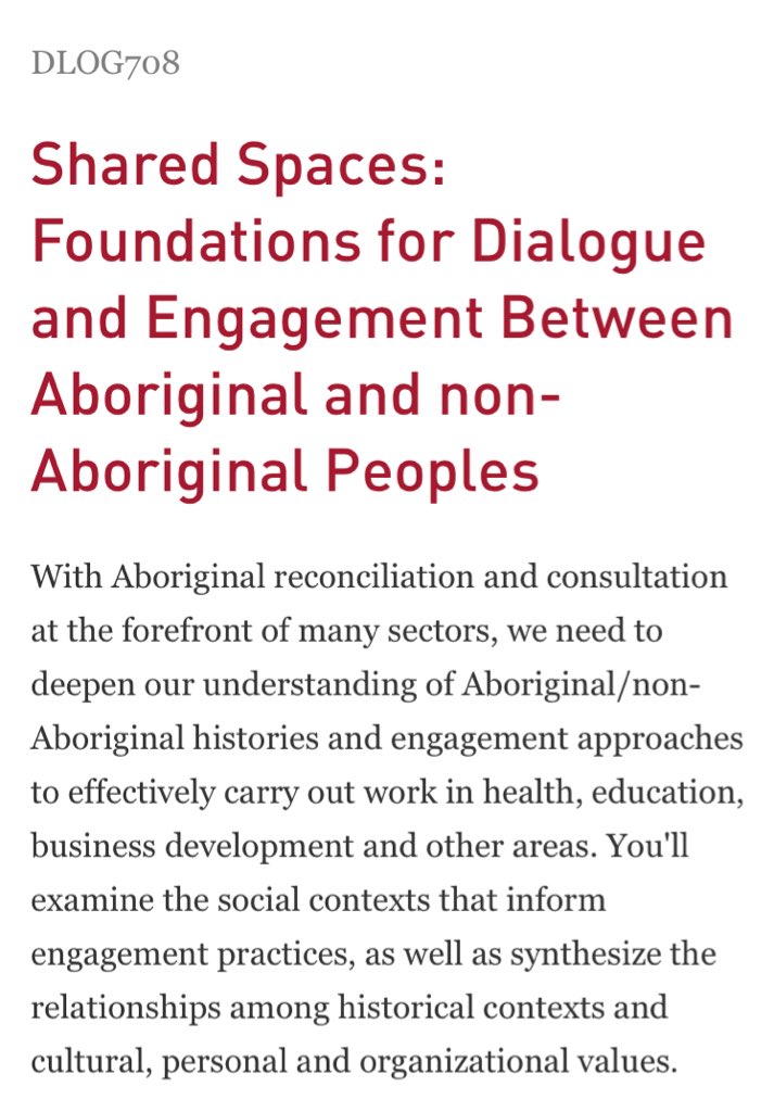 We have work to do! #AccessinPractice is ensuring that indigenous content is a mandatory part of training - Roberta Jamieson <a href="/CS_SFU/">SFUContinuingStudies</a> sfu.ca/continuing-stu…