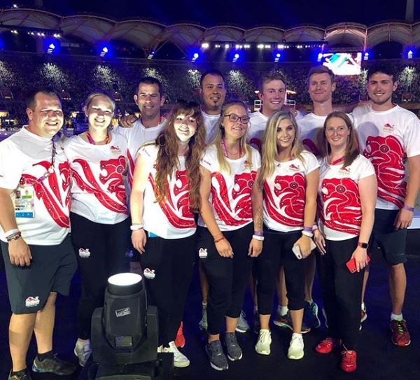 📸 A selection of photos of the <a href="/TeamEngland/">Team England</a> shooting team at the <a href="/GC2018/">高程</a> opening ceremony earlier 🏟️ 🇦🇺 🐨