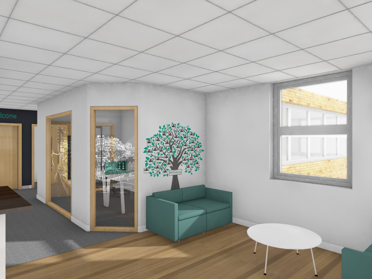 StudioLIMEuk's tweet image. Our recently completed interior design scheme for Nurseline's new Bristol office #bristol #architecture #interiordesign