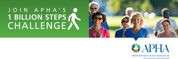 CDC_DNPAO's tweet photo. Celebrating Move More Month and #NPHW? Why not join APHA’s #1BillionSteps Challenge—it’s not too late! https://t.co/IXqXenP9W6 https://t.co/o1qMuJM5HH