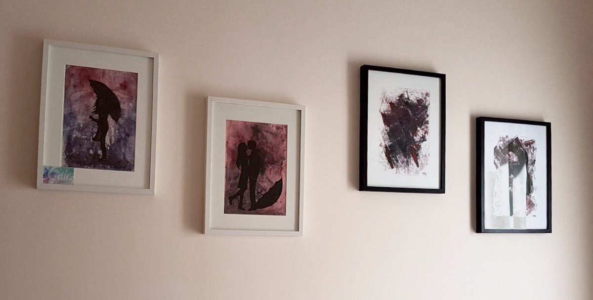 estelagalez's tweet photo. A new home for my #spring and wine #paintings. They look very good together!! #art #arte #vino #primavera @estelagalez https://t.co/CKr1dXt7Sh