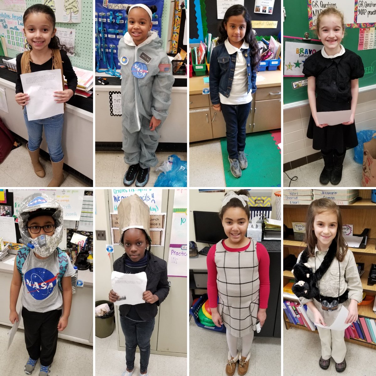 MsSchmidtTGES's tweet photo. Successful day in third grade of Living Wax Museum presenters and Safe Racer Engineers! https://t.co/abWk1X2Hit