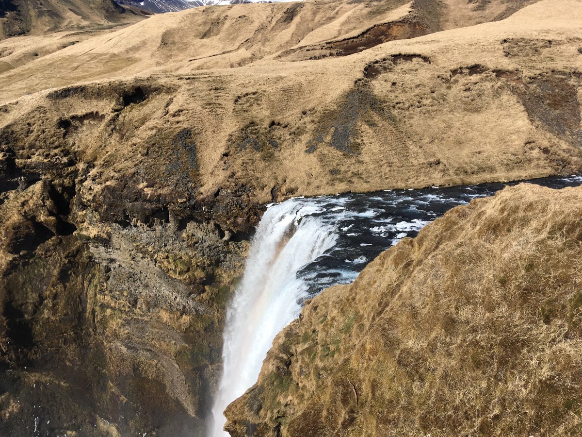 Rovingrhiannon's tweet photo. @HighdownIceland rainbows and waterfalls! Spectacular! https://t.co/ComO40S00g