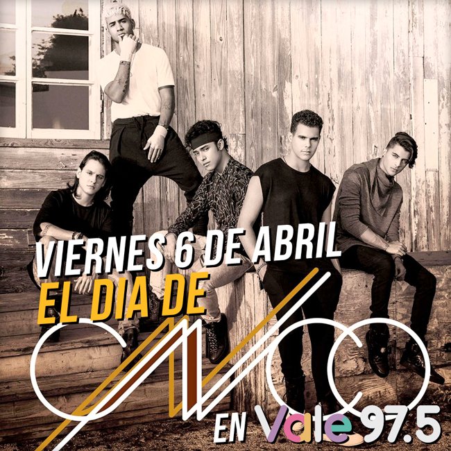 GuilleGodoyOk's tweet photo. [📢Atención] Este viernes sale el nuevo CD de @CNCOmusic y en @Vale975 te lo vamos a regalar durante todo el día! #YoEscuchoVale975 https://t.co/RKiLBF75Nc