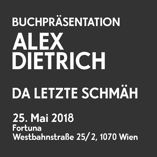 textrahmen's tweet photo. SAVE THE DATE! Die Buchpräsentation von Alex Dietrichs Fotoband »Da letzte Schmäh« findet am 25.5. im @verein.fortuna statt. Mehr Infos tba.. #alexdietrich #daletzteschmäh #fotobuch #fotoband #bw #bnw #fotografie #wien #txtr #textrahmen https://t.co/sd0VimLTWA https://t.co/3U1aEKplWG