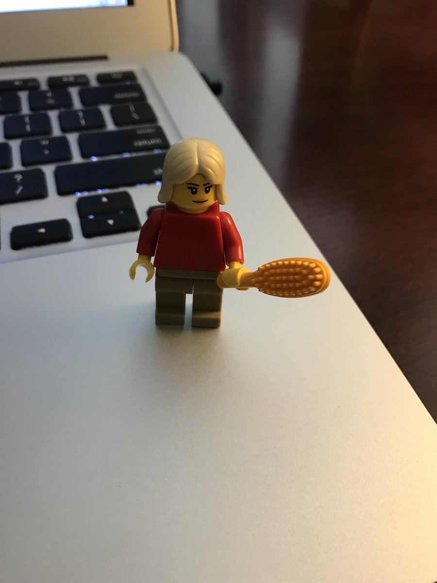 lesliewtaylor1's tweet photo. Amazed & surprised to find #WileyLEGOgirl on the front steps of 301 St Mary’s St this morning! After an adventure in a pelican’s bill you can imagine what a mess she was - quick bath in the health room sink, the magic of that hairbrush - voila! #wileyonthemove #ifonlyshecouldtalk https://t.co/Tk996HoljB